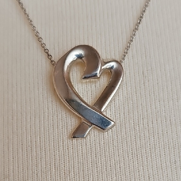 Tiffany & Co Large Loving Heart Necklace FULL INCLUSION - Picture 7 of 11
